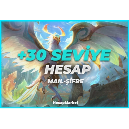  ANADOLU +30 SEVİYE BOŞ HESAP MAİL ŞİFRE OLARAK TESLİM EDİLİR